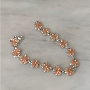 Dainty Hawaiian Hibiscus Bracelet